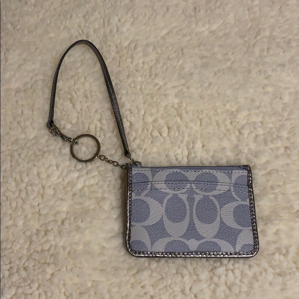 Blue coach wallet